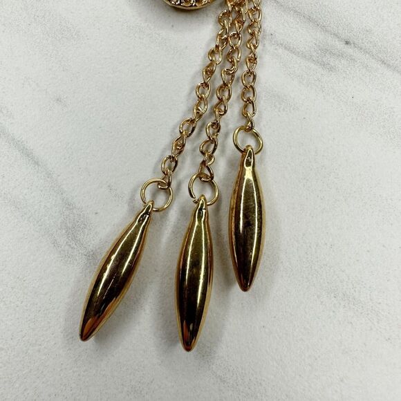 Sophia Collection Faux Pearl Rhinestone Bow Stretch Cinch Belt Size XS Small S - Picture 2 of 9